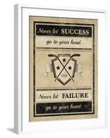 Athletic Wisdom - Success-The Vintage Collection-Framed Giclee Print