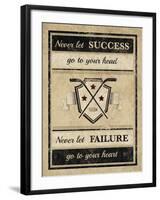 Athletic Wisdom - Success-The Vintage Collection-Framed Giclee Print