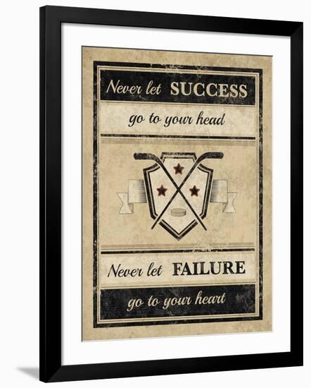 Athletic Wisdom - Success-The Vintage Collection-Framed Giclee Print