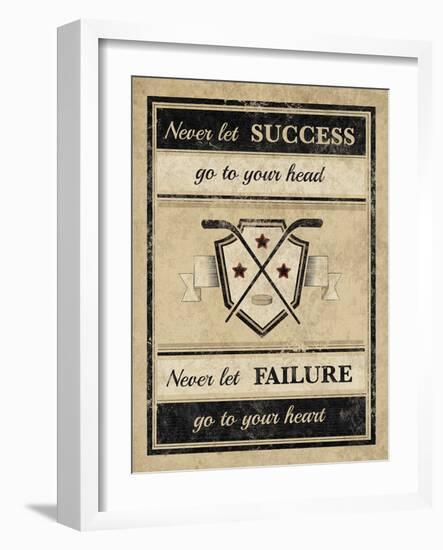 Athletic Wisdom - Success-The Vintage Collection-Framed Giclee Print