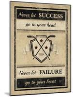 Athletic Wisdom - Success-The Vintage Collection-Mounted Giclee Print