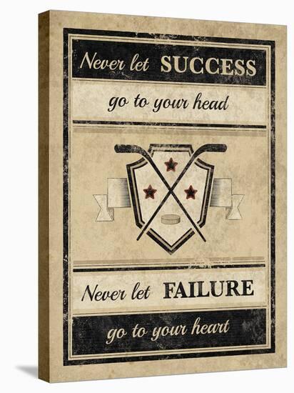 Athletic Wisdom - Success-The Vintage Collection-Stretched Canvas