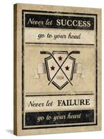 Athletic Wisdom - Success-The Vintage Collection-Stretched Canvas