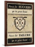 Athletic Wisdom - Success-The Vintage Collection-Framed Giclee Print