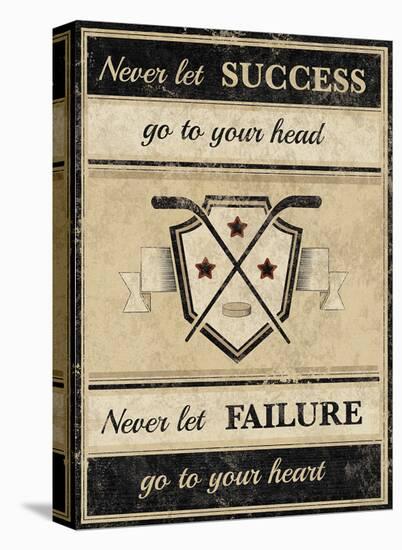 Athletic Wisdom - Success-The Vintage Collection-Stretched Canvas