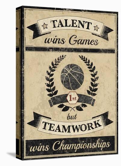 Athletic Wisdom - Team-The Vintage Collection-Stretched Canvas