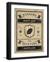 Athletic Wisdom - Win-The Vintage Collection-Framed Giclee Print