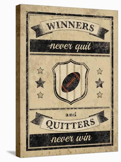 Athletic Wisdom - Win-The Vintage Collection-Stretched Canvas