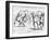 Athletics, 1869-George Du Maurier-Framed Giclee Print