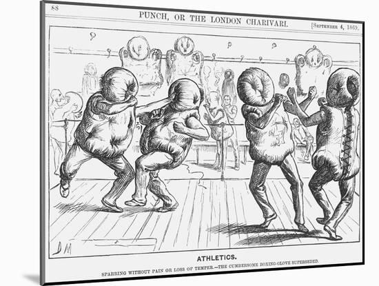 Athletics, 1869-George Du Maurier-Mounted Giclee Print