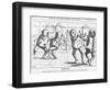 Athletics, 1869-George Du Maurier-Framed Giclee Print