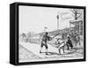 Athletics Vs. Philadelphia-null-Framed Stretched Canvas