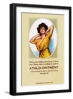 Athlo - Ointment for Croup, Cold or Sore Throat-null-Framed Art Print