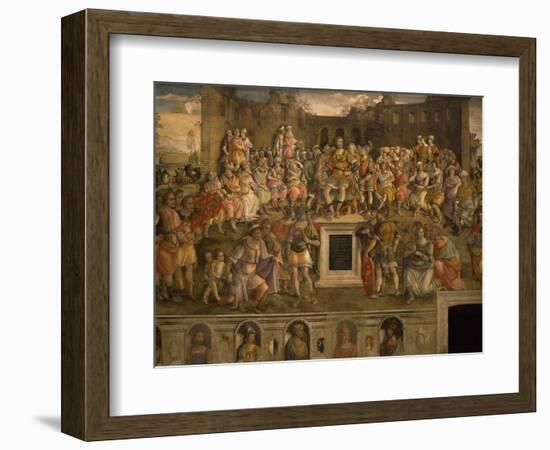 Atilius Regulus Advising Romans Not to Make Peace with Carthaginians-Jacopo Ripanda-Framed Giclee Print