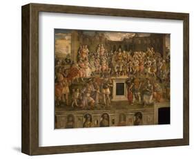 Atilius Regulus Advising Romans Not to Make Peace with Carthaginians-Jacopo Ripanda-Framed Giclee Print