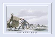 Siberian Exile Prepares to Shoot a Black Fox-Atkinson-Laminated Premium Giclee Print