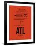 ATL Atlanta Airport Orange-NaxArt-Framed Art Print