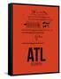 ATL Atlanta Airport Orange-NaxArt-Framed Stretched Canvas