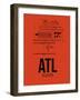 ATL Atlanta Airport Orange-NaxArt-Framed Art Print