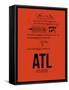 ATL Atlanta Airport Orange-NaxArt-Framed Stretched Canvas