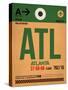 ATL Atlanta Luggage Tag 1-NaxArt-Stretched Canvas