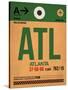 ATL Atlanta Luggage Tag 1-NaxArt-Stretched Canvas