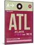 ATL Atlanta Luggage Tag 2-NaxArt-Mounted Art Print