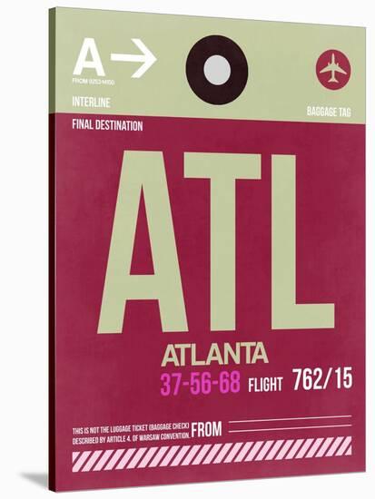 ATL Atlanta Luggage Tag 2-NaxArt-Stretched Canvas
