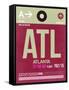 ATL Atlanta Luggage Tag 2-NaxArt-Framed Stretched Canvas