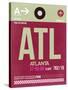 ATL Atlanta Luggage Tag 2-NaxArt-Stretched Canvas