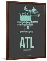 Atl Atlanta Poster 2-NaxArt-Framed Art Print