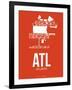 Atl Atlanta Poster 3-NaxArt-Framed Art Print