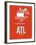 Atl Atlanta Poster 3-NaxArt-Framed Art Print