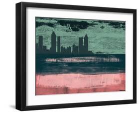 Atlanta Abstract Skyline I-Emma Moore-Framed Art Print