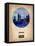 Atlanta Air Balloon-NaxArt-Framed Stretched Canvas