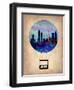 Atlanta Air Balloon-NaxArt-Framed Art Print