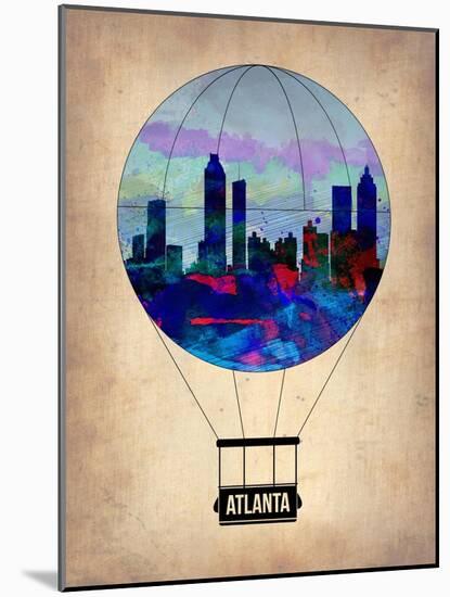 Atlanta Air Balloon-NaxArt-Mounted Art Print