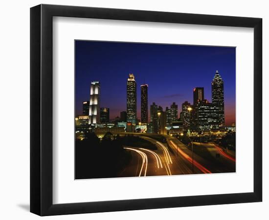 Atlanta at Dusk-James Randklev-Framed Photographic Print