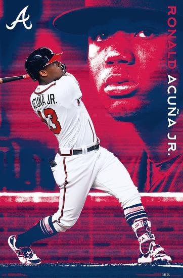 ATLANTA BRAVES - R ACUNA 19-null-Lamina Framed Poster