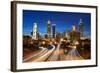 Atlanta Downtown Skyline during Twilight Blue Hour-Rob Hainer-Framed Photographic Print