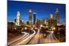 Atlanta Downtown Skyline during Twilight Blue Hour-Rob Hainer-Mounted Photographic Print