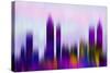 Atlanta Downtown Skyline-NaxArt-Stretched Canvas