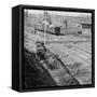 Atlanta, GA, Depot Destroyed on Sherman's Departure, Civil War-Lantern Press-Framed Stretched Canvas