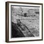 Atlanta, GA, Depot Destroyed on Sherman's Departure, Civil War-Lantern Press-Framed Art Print