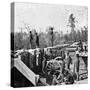 Atlanta, GA, Sherman's Men in Confederate Fort, Civil War-Lantern Press-Stretched Canvas