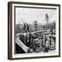 Atlanta, GA, Sherman's Men in Confederate Fort, Civil War-Lantern Press-Framed Premium Giclee Print