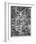 Atlanta Georgia City Map-Michael Tompsett-Framed Art Print