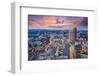 Atlanta, Georgia Downtown Aerial View.-SeanPavonePhoto-Framed Photographic Print