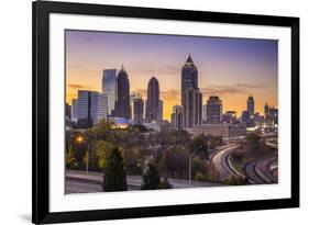 Atlanta, Georgia Downtown Skyline at Sunrise.-SeanPavonePhoto-Framed Photographic Print