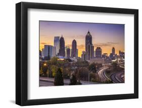 Atlanta, Georgia Downtown Skyline at Sunrise.-SeanPavonePhoto-Framed Photographic Print